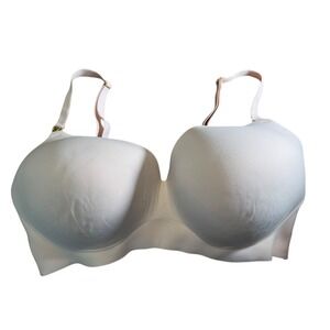 Victorias Secret 40D White TShirt Lightly Lined Wireless Bra Double Effet Second